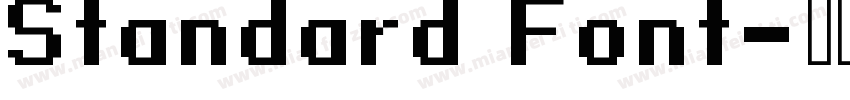 Standard Font字体转换